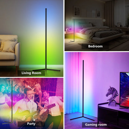 Smart RGB Floor Lamp with App&Remote