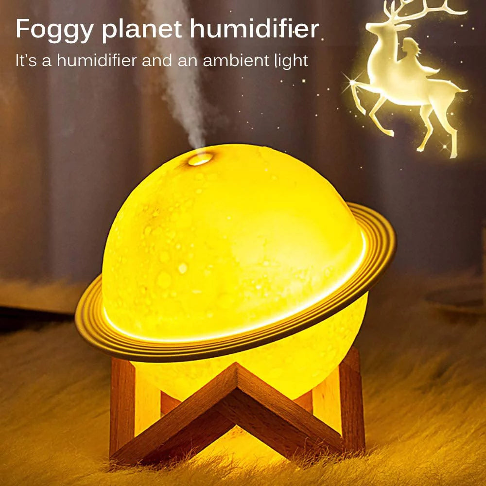 Moon Lamp Humidifier Light with Stand