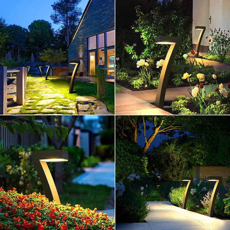  Solar Powered Integrated LED Pathway Light