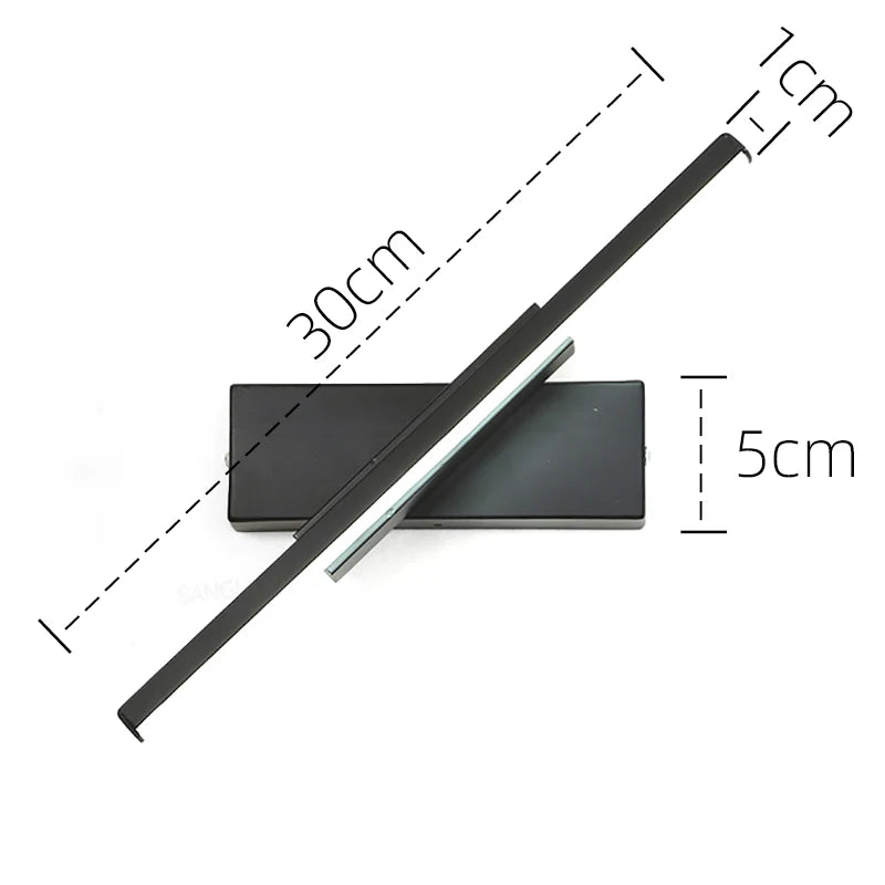 LED Wall Lamp, Rotating Wall Lamp