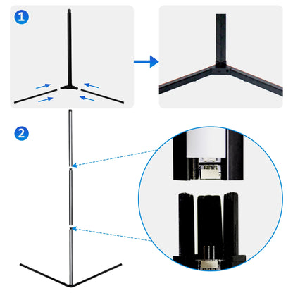 Smart RGB Floor Lamp with App&Remote