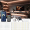 Motion Sensor LED Strip Lights - 10Pcs under Cabinet Kit with App & RF Remote Control- 16.4Ft