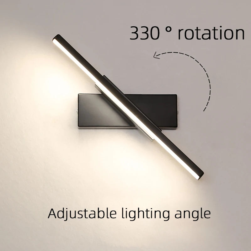 LED Wall Lamp, Rotating Wall Lamp