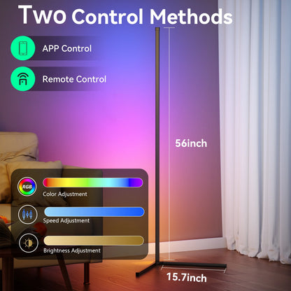 Smart RGB Floor Lamp with App&Remote